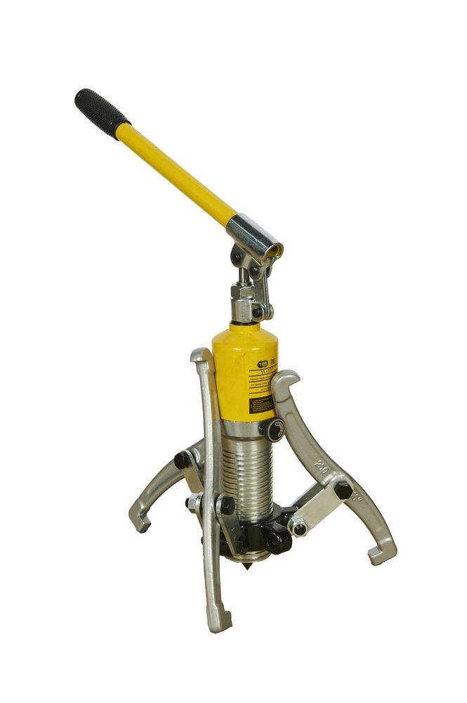 Съемник гидравлический TOR DYF-10T со встроенным насосом (двусторонние захваты) (X)