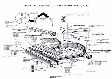 Планка задняя несущая для стака МАХ-20-10 2,60м