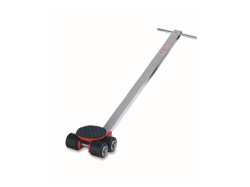 Роликовая платформа поворотная TOR X4 г/п 4 т (с ручкой) (T)*