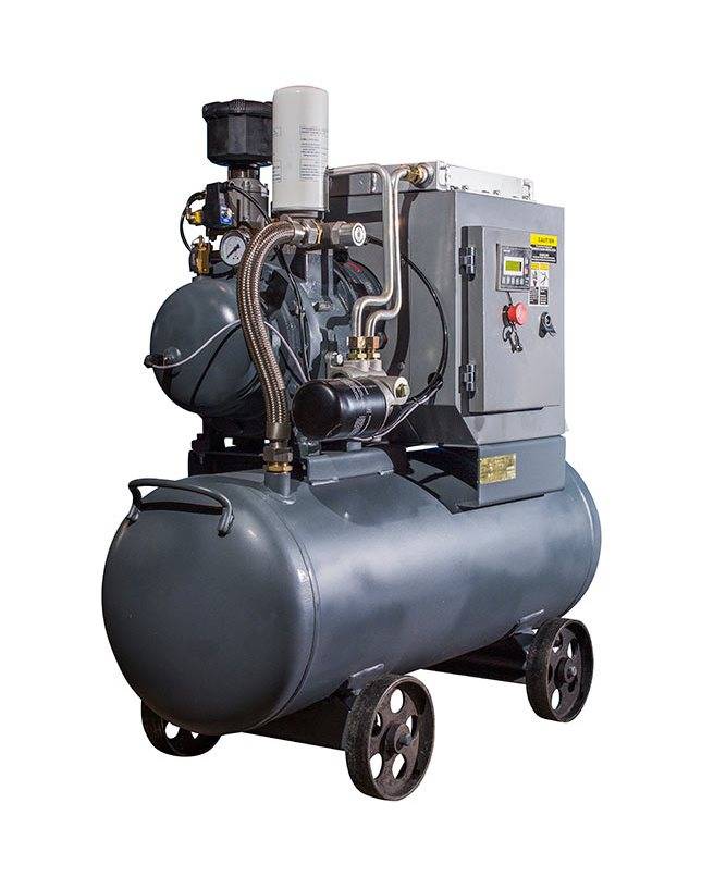 Винтовой электрический компрессор на ресивере Dali DN-5.5/10