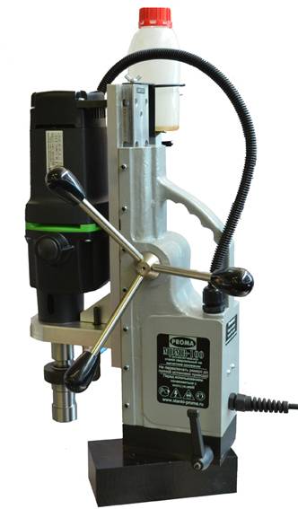 Станок сверлильно-резьбонарезной на поворотном магнитном основании Proma MDMR-100