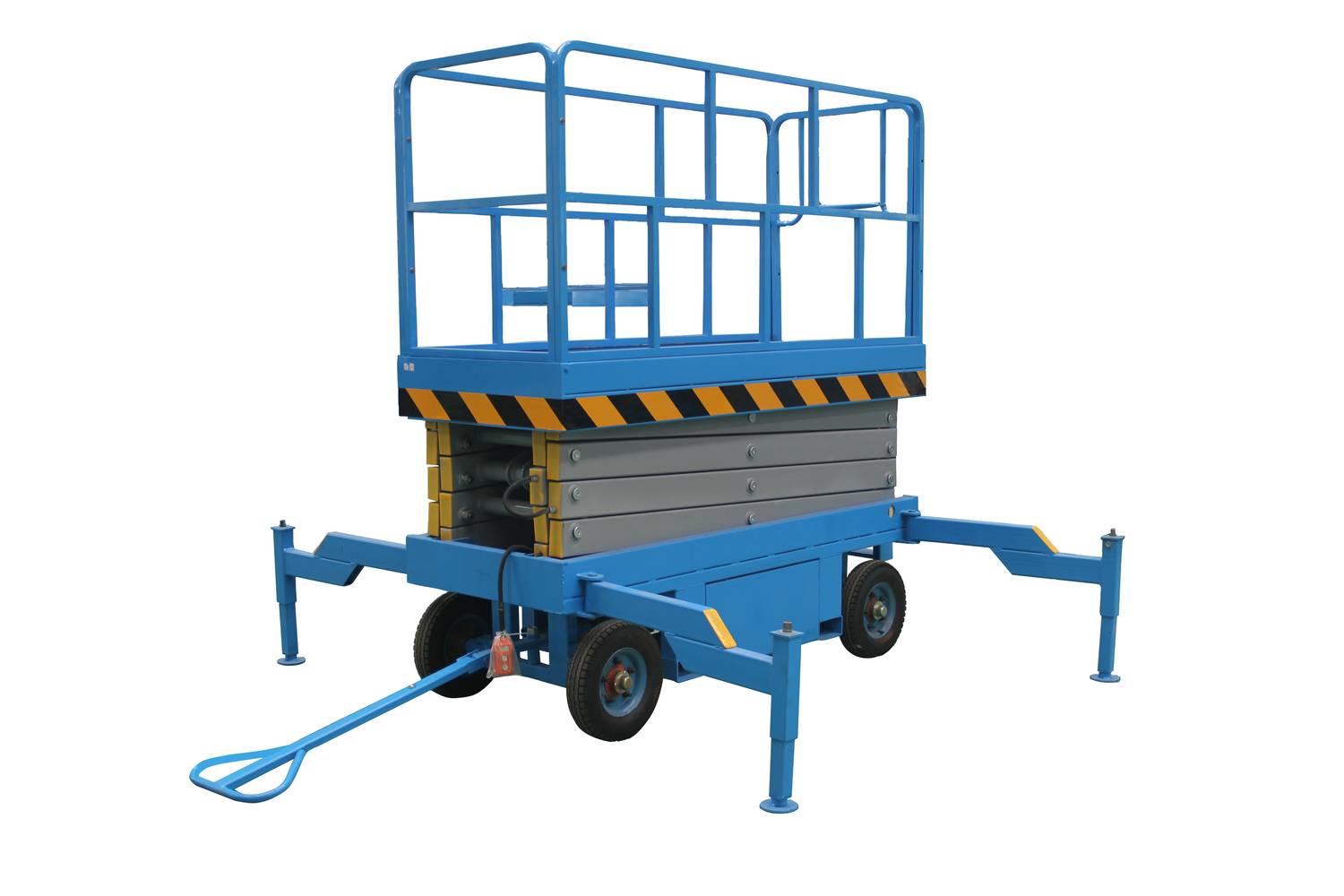 Подъемник ножничный передвижной 500 кг 12/14 м TOR SJY-0,5-12 DC аккумуляторный (Y)