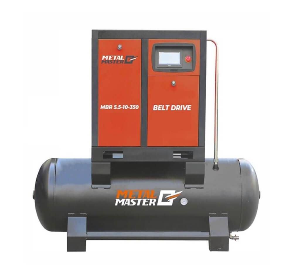 Компрессорная станция 2 в 1 с ременным приводом Metal Master MBR 5,5-10-350