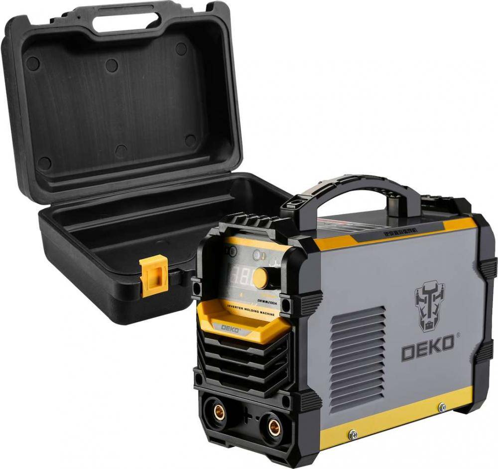 Сварочный аппарат 220А Deko DKWM220A в кейсе 051-4673
