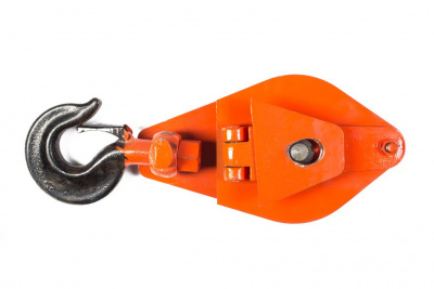 Блок монтажный однорольный с  крюком TOR HQG(L) K1-5,0 т с откидной щекой