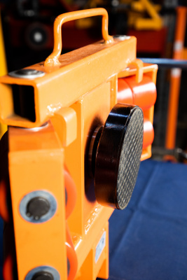 Роликовая платформа поворотная TOR X8 г/п 8 т (с ручкой)