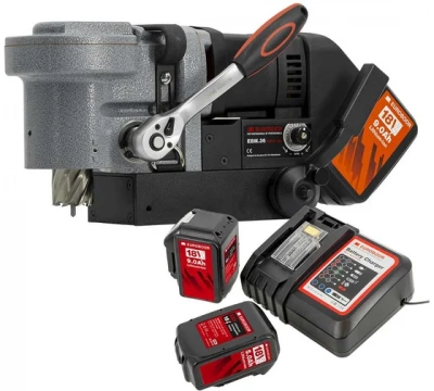 Аккумуляторный низкопрофильный магнитный станок EUROBOOR EBM.36+LP/P-18V