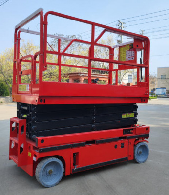 Подъемник ножничный самоходный 450 кг 8/10м TOR AMSL0810 DC аккумуляторный (G)