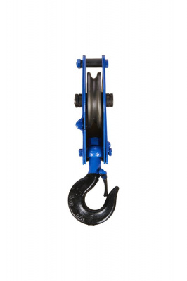 Блок монтажный однорольный с  крюком TOR 0,5 т с откидной щекой (S)*