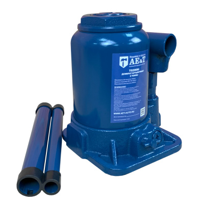 Домкрат бутылочный двухштоковый T02006i AE&T 6т