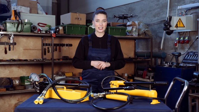 Насос гидравлический односторонний TOR HHB-180 0,4л (ручной) - изображение